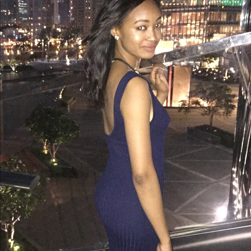 Zara Blue Stretch Dress